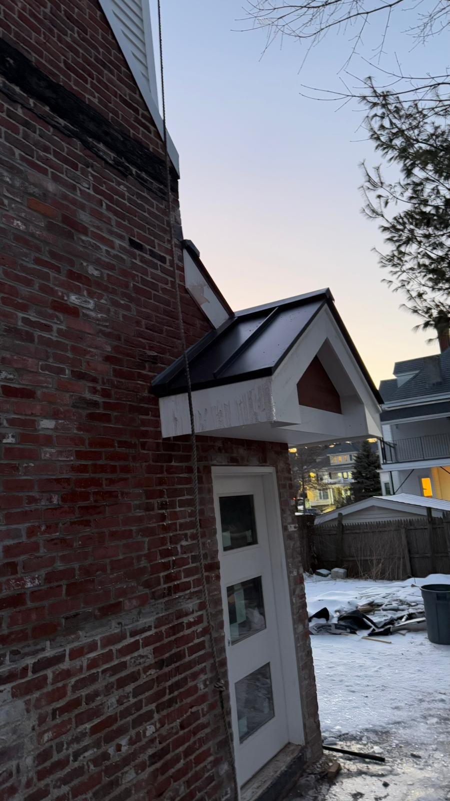Completed work - Standing Seam Metal Roof Installation
